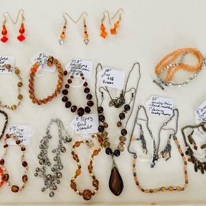 Handmade jewelry lot
